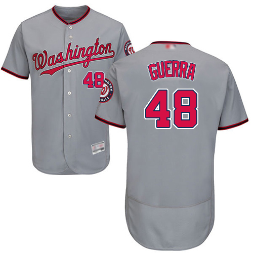 Washington Nationals #48 Javy Guerra Grey Flexbase Authentic Collection Stitched Jersey Men's cheap jerseys for sale - CheapJerseys.Shop