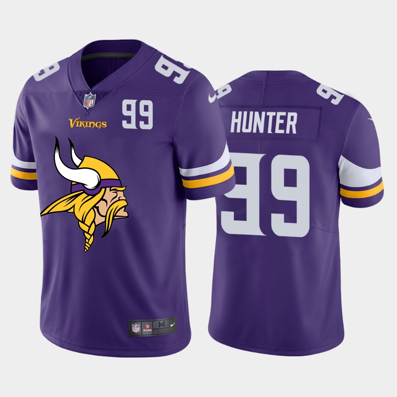 Minnesota Vikings #99 Danielle Hunter Purple Men's Big Team Logo Player Vapor Limited Jersey cheap jerseys for sale - CheapJerseys.Shop