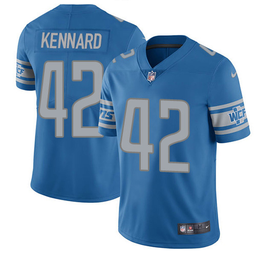 Detroit Lions #42 Devon Kennard Light Blue Team Color Youth Stitched Vapor Untouchable Limited Jersey Youth cheap jerseys for sale - CheapJerseys.Shop