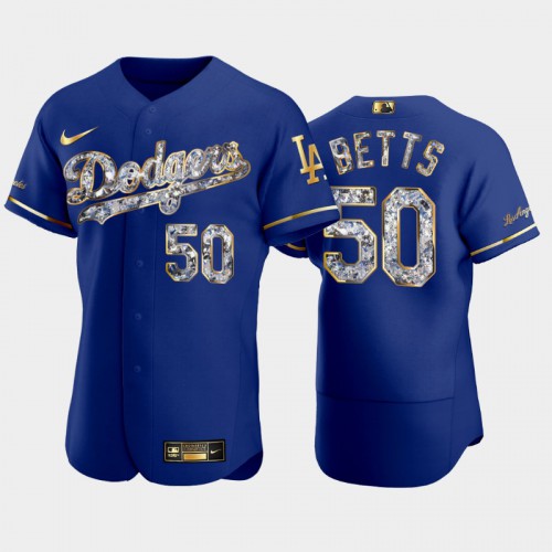 Los Angeles Los Angeles Dodgers #50 Mookie Betts Men's Diamond Edition Jersey - Royal Men's cheap jerseys for sale - CheapJerseys.Shop