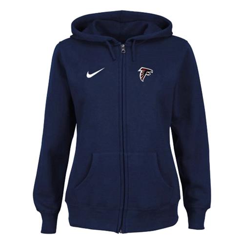 Women's Atlanta Falcons Ladies Tailgater Full Zip Hoodie Blue cheap jerseys for sale - CheapJerseys.Shop