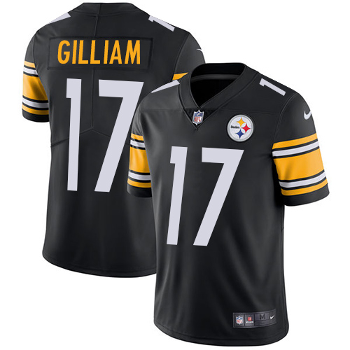 Pittsburgh Steelers #17 Joe Gilliam Black Team Color Men's Stitched Vapor Untouchable Limited Jersey Men's cheap jerseys for sale - CheapJerseys.Shop