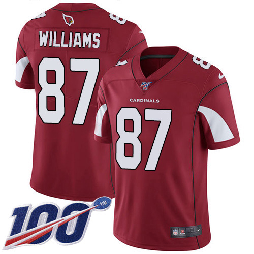 Arizona Cardinals #87 Maxx Williams Red Team Color Men's Stitched 100th Season Vapor Limited Jersey Men's cheap jerseys for sale - CheapJerseys.Shop