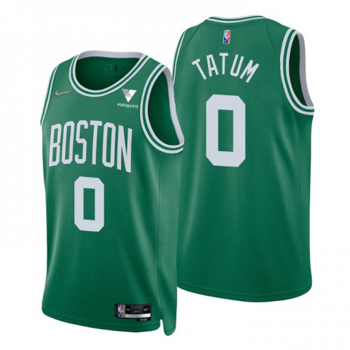 Boston Celtics #0 Jayson Tatum Green Mens 2021-22 75th Anniversary Diamond Swingman Jersey - Icon Edition Mens cheap jerseys for sale - CheapJerseys.Shop