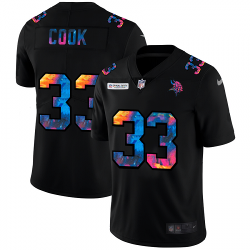 Minnesota Minnesota Vikings #33 Dalvin Cook Men's Multi-Color Black 2020 Crucial Catch Vapor Untouchable Limited Jersey Men's cheap jerseys for sale - CheapJerseys.Shop
