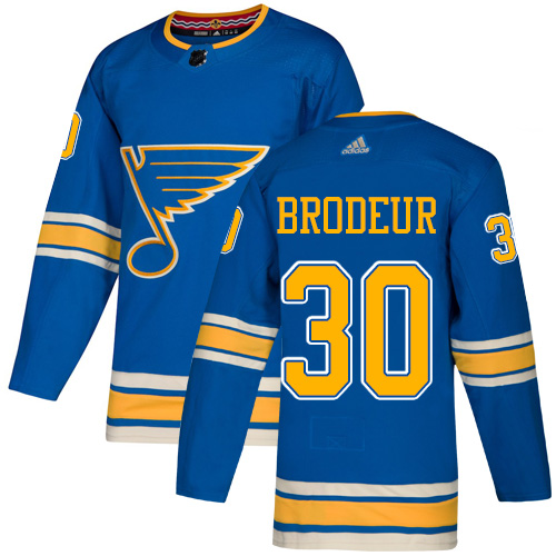 St. Louis Blues #30 Martin Brodeur Light Blue Alternate Authentic Stitched Jersey Men's cheap jerseys for sale - CheapJerseys.Shop