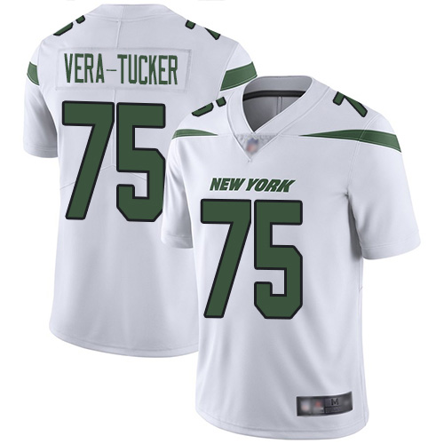 New York Jets #75 Alijah Vera-Tucker White Youth Stitched Vapor Untouchable Limited Jersey Youth cheap jerseys for sale - CheapJerseys.Shop