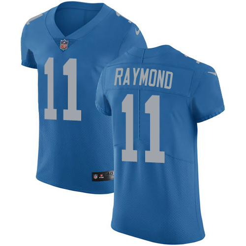 Lions #11 Kalif Raymond Blue Throwback Men's Stitched Vapor Untouchable Elite Jersey cheap jerseys for sale - CheapJerseys.Shop