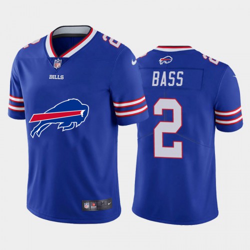 Buffalo Buffalo Bills #2 Tyler Bass Royal Blue Men's Big Team Logo Vapor Limited Jersey Men's cheap jerseys for sale - CheapJerseys.Shop