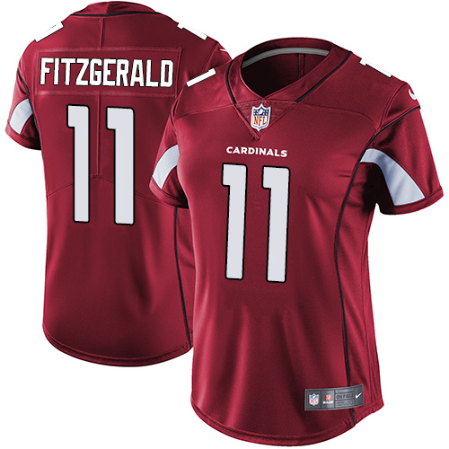 Cardinals #11 Larry Fitzgerald Red Team Color Women's Stitched Vapor Untouchable Limited Jersey cheap jerseys for sale - CheapJerseys.Shop