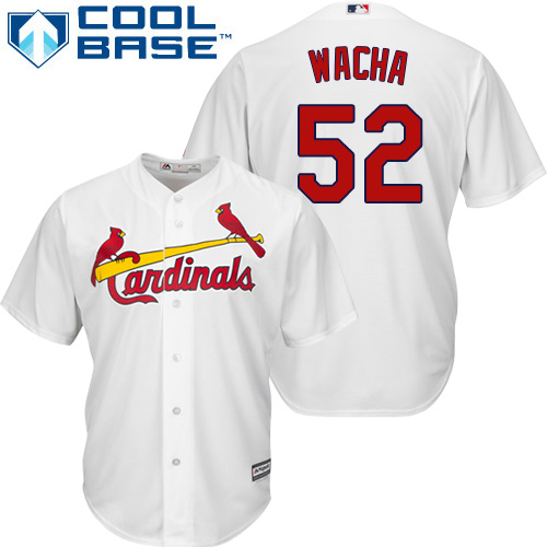 St.Louis Cardinals #52 Michael Wacha White Cool Base Stitched Youth Jersey Youth cheap jerseys for sale - CheapJerseys.Shop