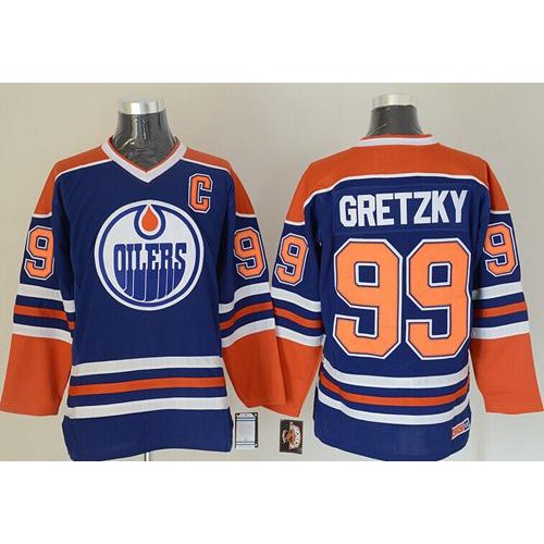 Edmonton Oilers #99 Wayne Gretzky Light Blue CCM Throwback Stitched Jersey Men's cheap jerseys for sale - CheapJerseys.Shop