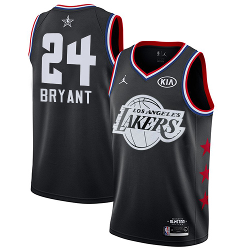 Los Angeles Lakers #24 Kobe Bryant Black Jordan Swingman 2019 All-Star Game Jersey Mens cheap jerseys for sale - CheapJerseys.Shop