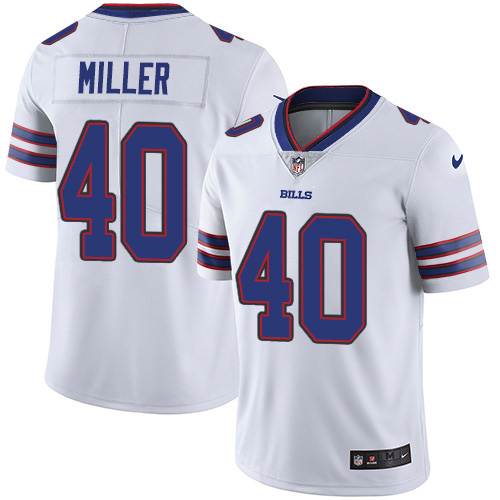 Bills #40 Von Miller White Youth Stitched Vapor Untouchable Limited Jersey cheap jerseys for sale - CheapJerseys.Shop