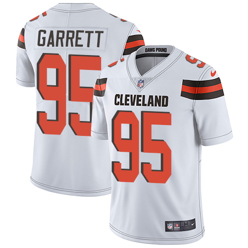 Browns #95 Myles Garrett White Youth Stitched Vapor Untouchable Limited Jersey cheap jerseys for sale - CheapJerseys.Shop