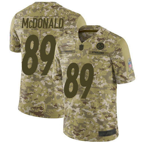 Pittsburgh Steelers #89 Vance McDonald Camo Men's Stitched Limited 2018 Salute To Service Jersey Men's cheap jerseys for sale - CheapJerseys.Shop