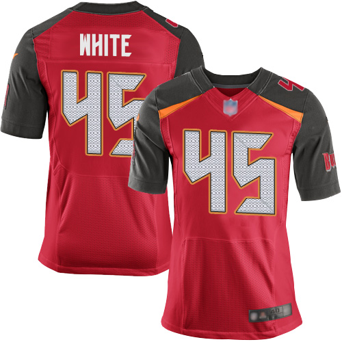 Buccaneers #45 Devin White Red Team Color Men's Stitched New Elite Jersey cheap jerseys for sale - CheapJerseys.Shop