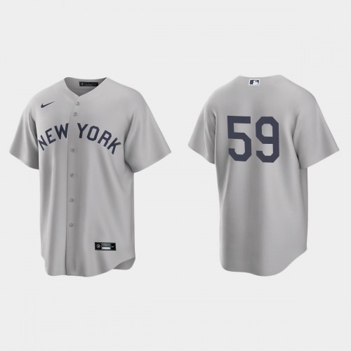New York New York Yankees #59 Luke Voit Men's Gray 2021 Field of Dreams Game Jersey Men's cheap jerseys for sale - CheapJerseys.Shop