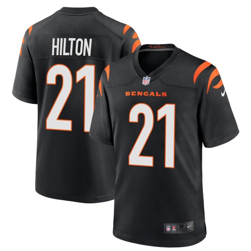 Cincinnati Cincinnati Bengals #21 Mike Hilton Black Alternate Game Jersey Men's cheap jerseys for sale - CheapJerseys.Shop