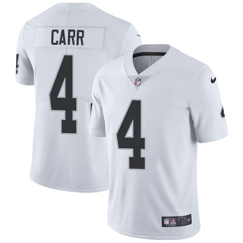 Raiders #4 Derek Carr White Youth Stitched Vapor Untouchable Limited Jersey cheap jerseys for sale - CheapJerseys.Shop