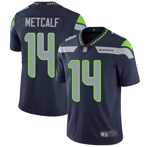 Seahawks #14 D.K. Metcalf Steel Blue Team Color Youth Stitched Vapor Untouchable Limited Jersey cheap jerseys for sale - CheapJerseys.Shop