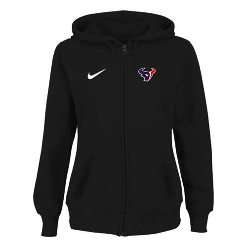 Women's Houston Texans Stadium Rally Full Zip Hoodie Black cheap jerseys for sale - CheapJerseys.Shop