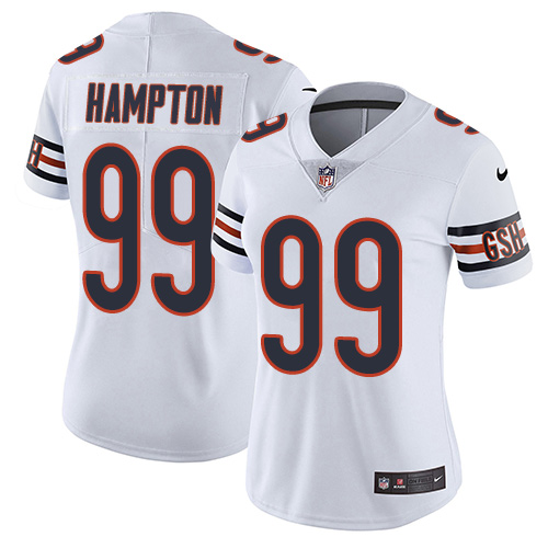 Chicago Bears #99 Dan Hampton White Women's Stitched Vapor Untouchable Limited Jersey Womens cheap jerseys for sale - CheapJerseys.Shop