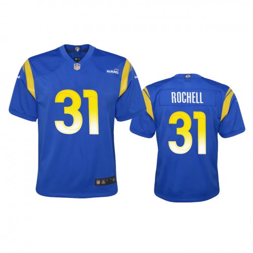 Los Angeles Los Angeles Rams #31 Robert Rochell Youth Game Jersey - Royal Youth cheap jerseys for sale - CheapJerseys.Shop