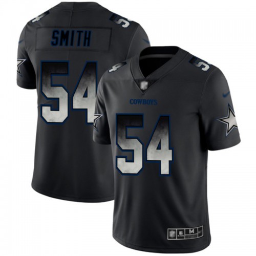 Dallas Cowboys #54 Jaylon Smith Black Men's Stitched Vapor Untouchable Limited Smoke Fashion Jersey Men's cheap jerseys for sale - CheapJerseys.Shop