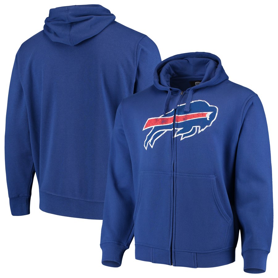 Buffalo Bills G-III Sports By Carl Banks Primary Logo Full-Zip Hoodie Royal cheap jerseys for sale - CheapJerseys.Shop