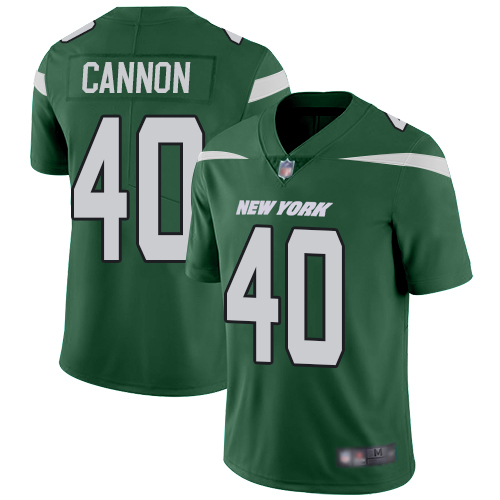 New York Jets #40 Trenton Cannon Green Team Color Men's Stitched Vapor Untouchable Limited Jersey Men's cheap jerseys for sale - CheapJerseys.Shop