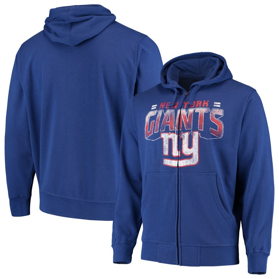 New York Giants G-III Sports By Carl Banks Perfect Season Full-Zip Hoodie Royal cheap jerseys for sale - CheapJerseys.Shop