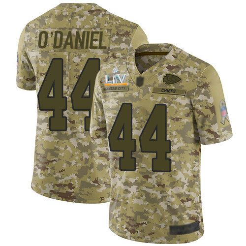 Kansas City Chiefs #44 Dorian O'Daniel Camo Youth Super Bowl LV Bound Stitched Limited 2018 Salute To Service Jersey Youth cheap jerseys for sale - CheapJerseys.Shop
