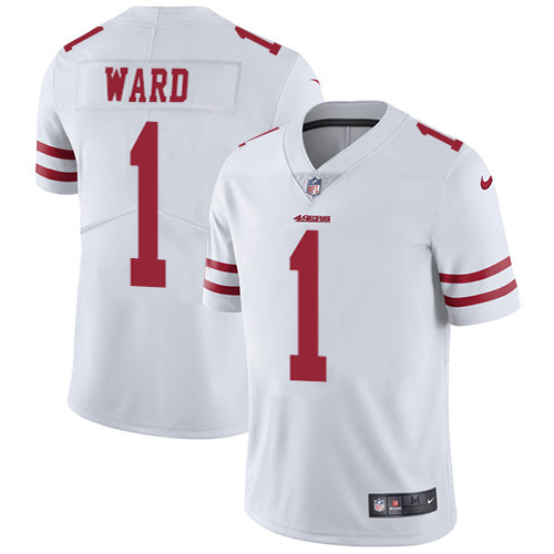 49ers #1 Jimmie Ward White Men's Stitched Vapor Untouchable Limited Jersey cheap jerseys for sale - CheapJerseys.Shop