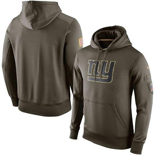 Men's New York Giants Olive Salute To Service KO Performance Hoodie cheap jerseys for sale - CheapJerseys.Shop