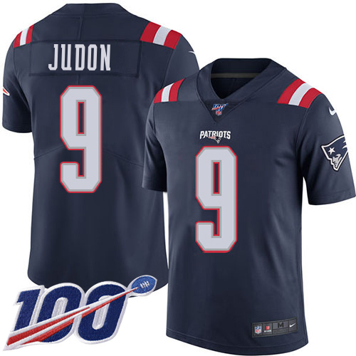 Patriots #9 Matt Judon Navy Blue Youth Stitched Limited Rush 100th Season Jersey cheap jerseys for sale - CheapJerseys.Shop