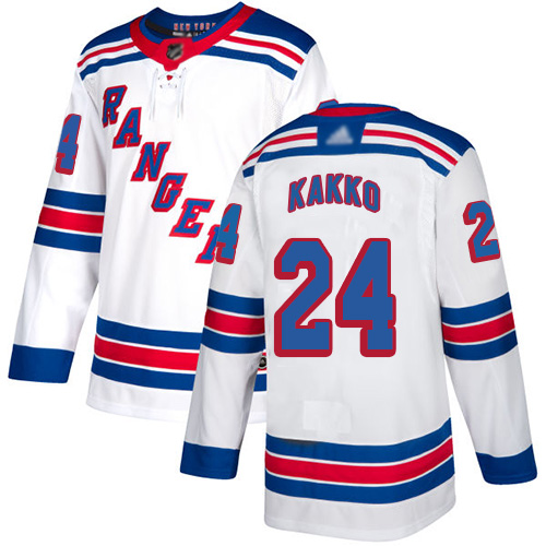 New York Rangers #24 Kaapo Kakko White Road Authentic Stitched Jersey Men's cheap jerseys for sale - CheapJerseys.Shop