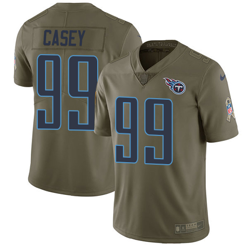 Tennessee Titans #99 Jurrell Casey Olive Men's Stitched Limited 2017 Salute to Service Jersey Men's cheap jerseys for sale - CheapJerseys.Shop