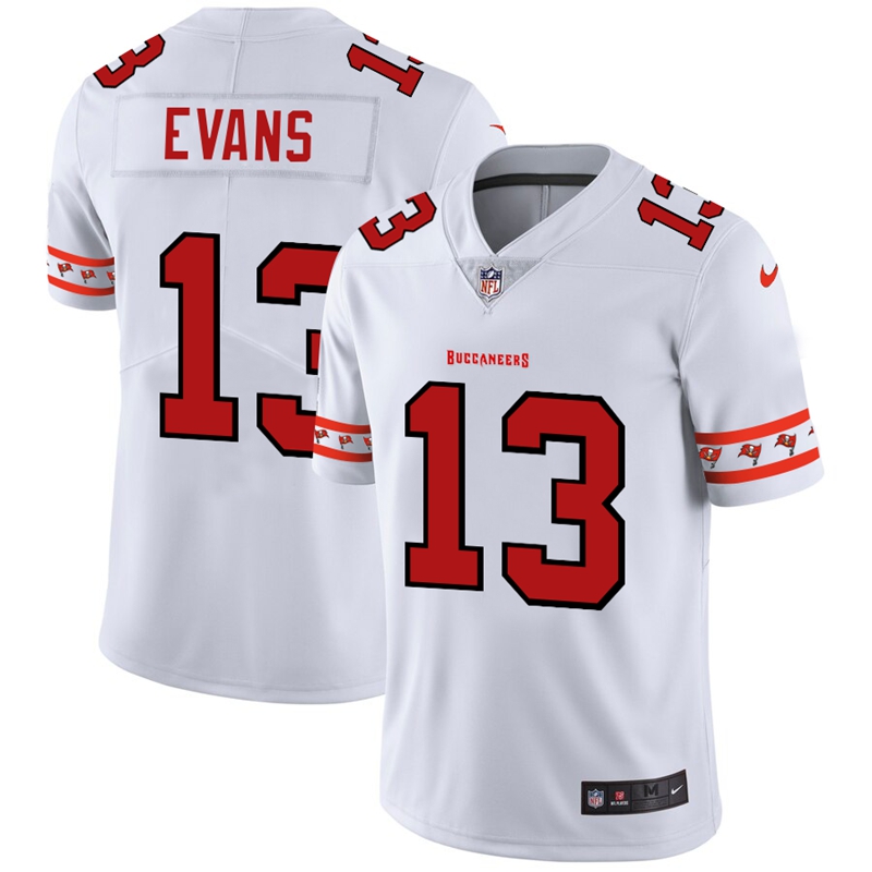 Tampa Bay Buccaneers #13 Mike Evans White Team Logo Vapor Limited Jersey cheap jerseys for sale - CheapJerseys.Shop