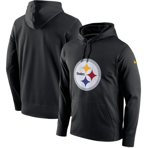 Men's Pittsburgh Steelers Black Circuit Logo Essential Performance Hoodie cheap jerseys for sale - CheapJerseys.Shop