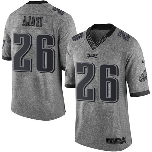 Philadelphia Eagles #26 Jay Ajayi Gray Men's Stitched Limited Gridiron Gray Jersey Men's cheap jerseys for sale - CheapJerseys.Shop