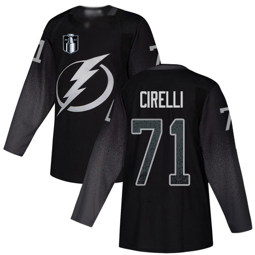 Tampa Bay Lightning #71 Anthony Cirelli Black 2022 Stanley Cup Final Patch Youth Alternate Authentic Stitched Jersey Youth cheap jerseys for sale - CheapJerseys.Shop