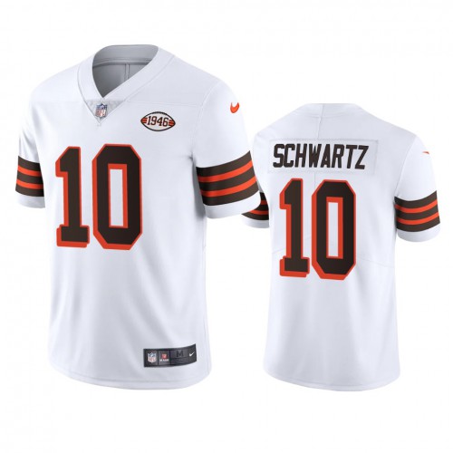 Cleveland Cleveland Browns #10 Anthony Schwartz 1946 Collection Alternate Vapor Limited Jersey - White Men's cheap jerseys for sale - CheapJerseys.Shop