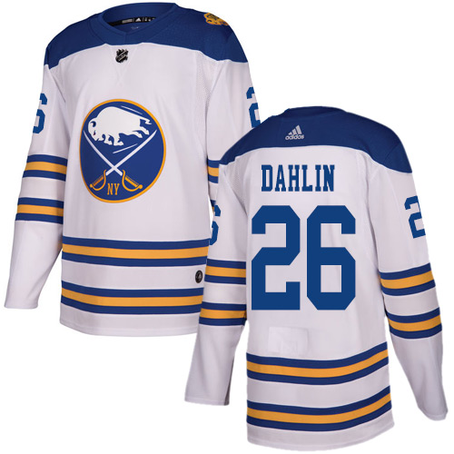 Buffalo Sabres #26 Rasmus Dahlin White Authentic 2018 Winter Classic Youth Stitched Jersey Youth cheap jerseys for sale - CheapJerseys.Shop