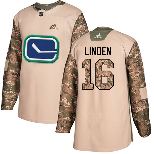 Vancouver Canucks #16 Trevor Linden Camo Authentic 2017 Veterans Day Youth Stitched Jersey Youth cheap jerseys for sale - CheapJerseys.Shop