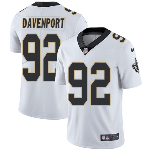 New Orleans Saints #92 Marcus Davenport White Men's Stitched Vapor Untouchable Limited Jersey Men's cheap jerseys for sale - CheapJerseys.Shop