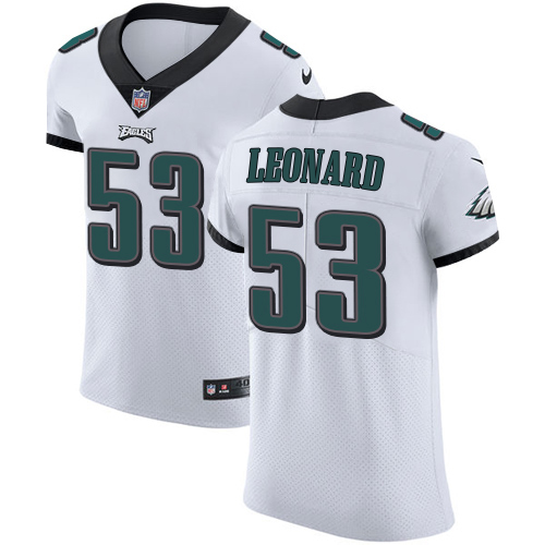 Eagles #53 Shaquille Leonard White Men's Stitched New Elite Jersey cheap jerseys for sale - CheapJerseys.Shop