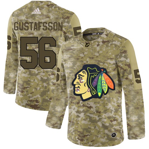 Chicago Blackhawks #56 Erik Gustafsson Camo Authentic Stitched Jersey Men's cheap jerseys for sale - CheapJerseys.Shop