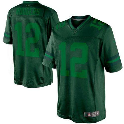 Packers #12 Aaron Rodgers Green Men's Stitched Drenched Limited Jersey cheap jerseys for sale - CheapJerseys.Shop