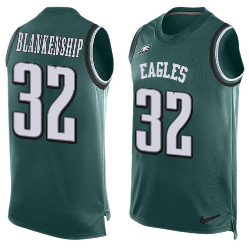 Eagles #32 Reed Blankenship Green Team Color Men's Stitched Limited Tank Top Jersey cheap jerseys for sale - CheapJerseys.Shop